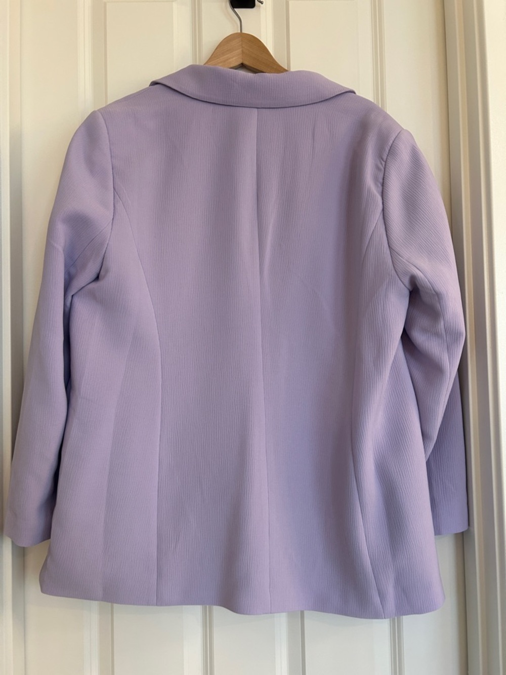 Eloquii Lavender Pastel Tailored Single Breasted Blazer Jacket Size 14 - Picture 10 of 10